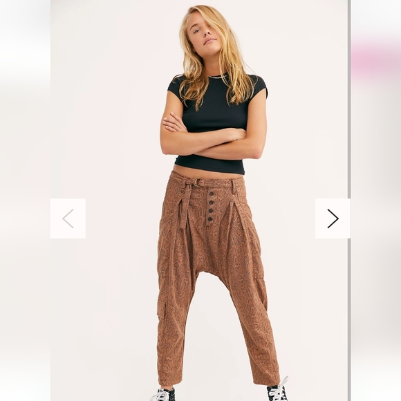 Free People Pants - Free People Desert Days Harem Utility Pants